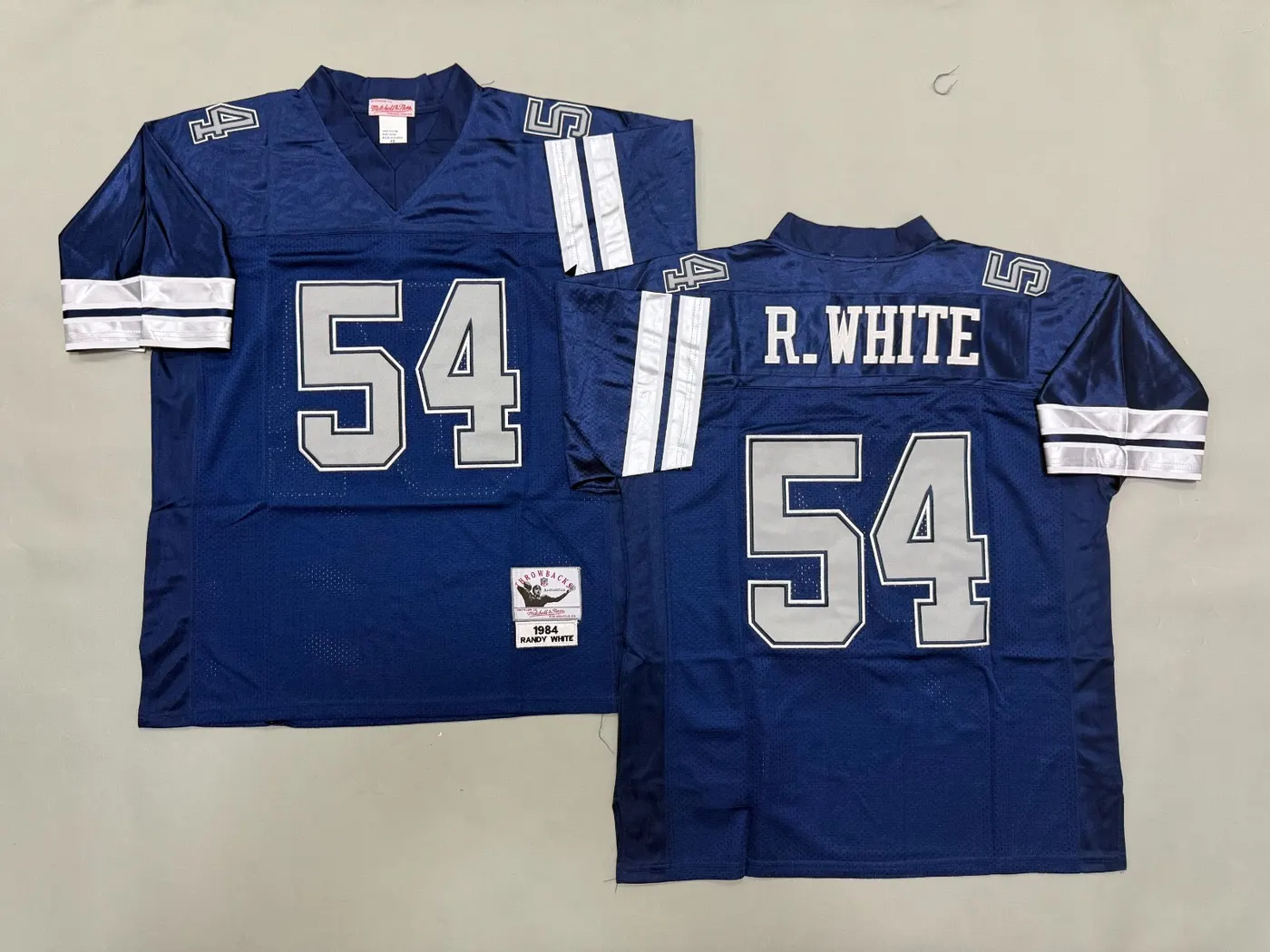 DALLAS COWBOYS RANDY WHITE BLUE VINTAGE JERSEY