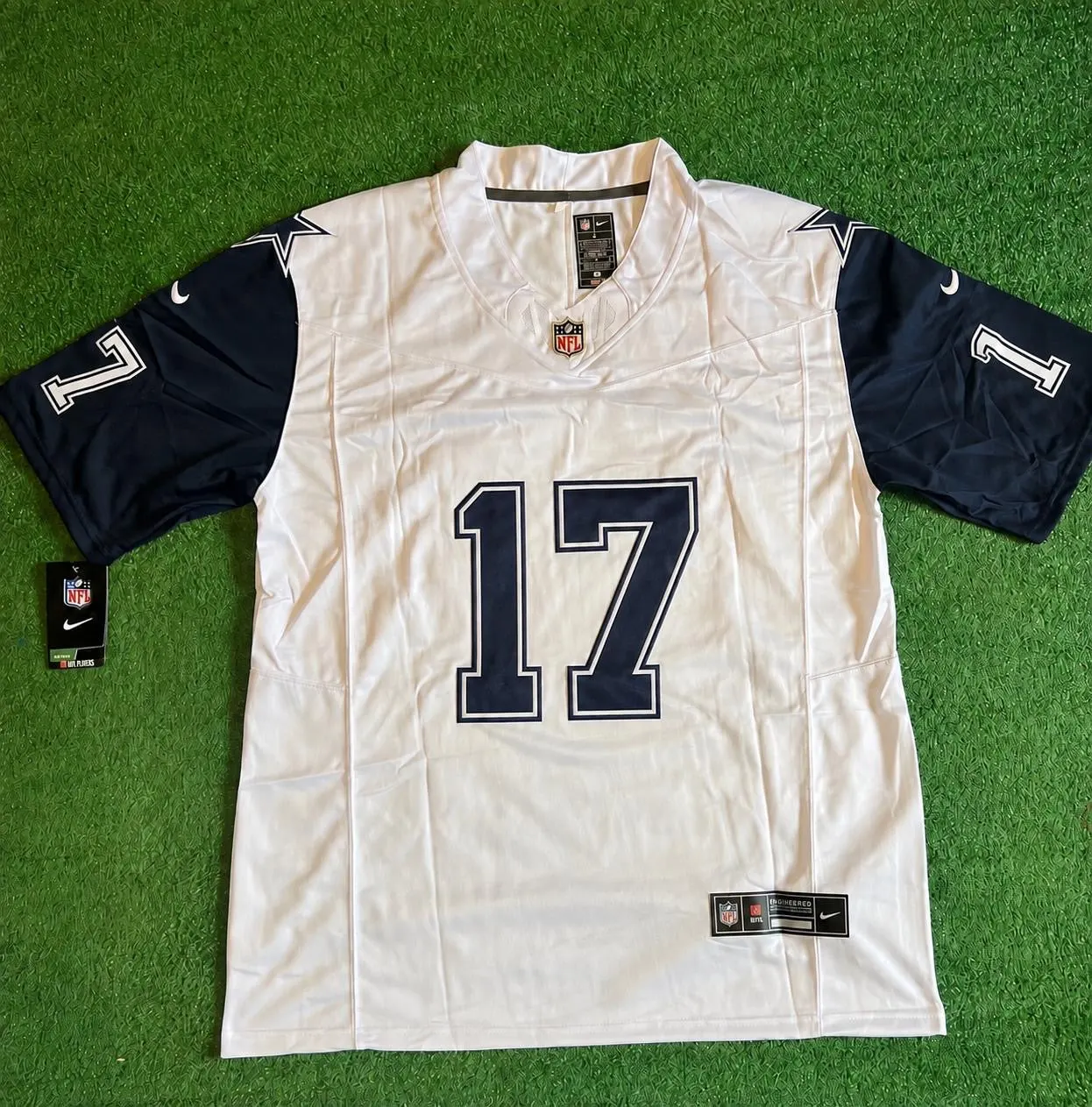 DALLAS COWBOYS BRANDON AUBREY WHITE JERSEY