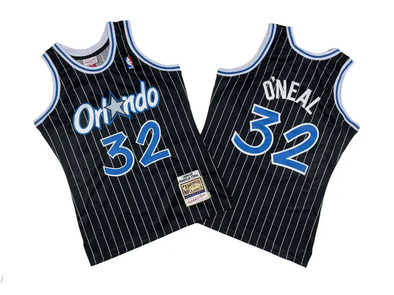 ORLANDO MAGIC SHAQUILLE O’NEAL BLACK VINTAGE JERSEY