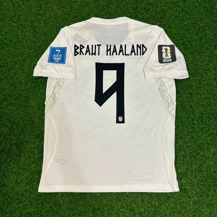 2026 WORLD CUP ERLING BRAUT HAALAND TEAM NORWAY RED JERSEY