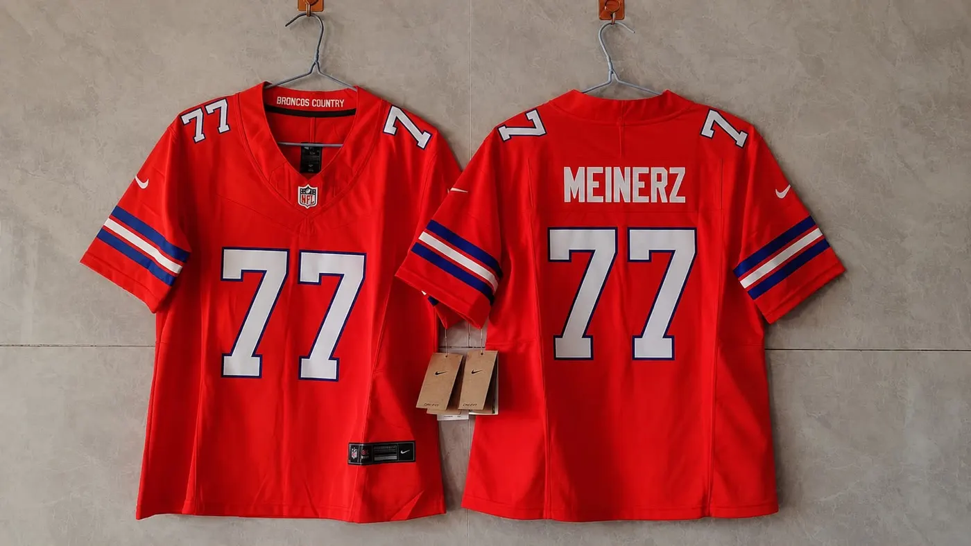 DENVER BRONCOS QUINN MENERZ RETRO JERSEY