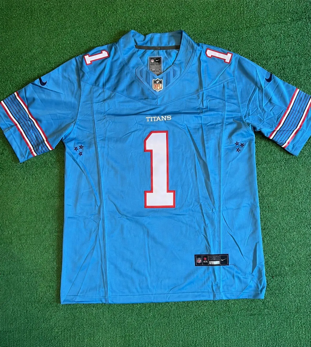 TENNESSEE TITANS CAM WARD BLUE JERSEY