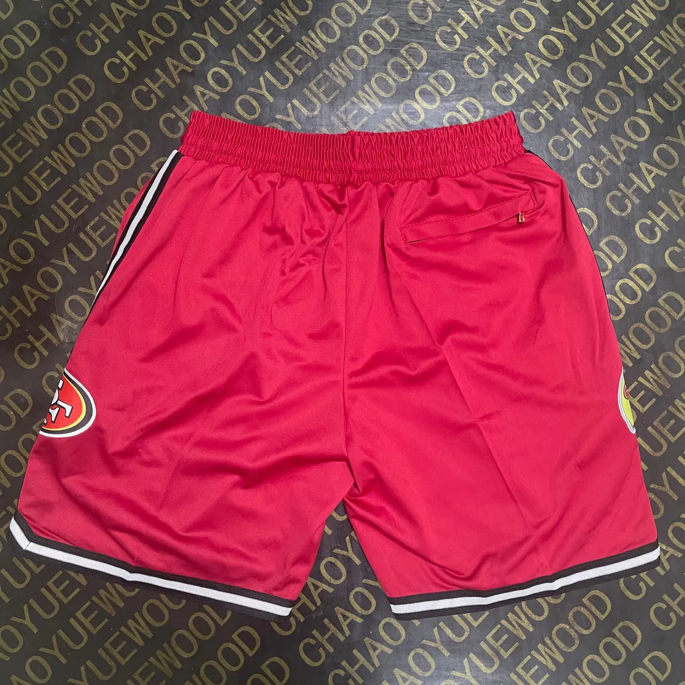 SAN FRANCISCO 49ERS RED SHORTS