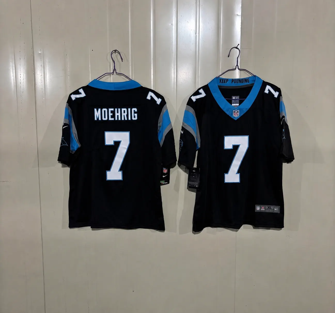 CAROLINA PANTHERS TRE'VON MOEHRIG JERSEY