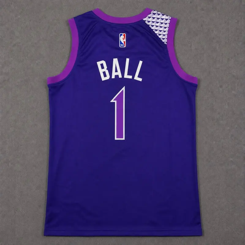 MINNESOTA TIMBERWOLVES LAMELO BALL PURPLE JERSEY