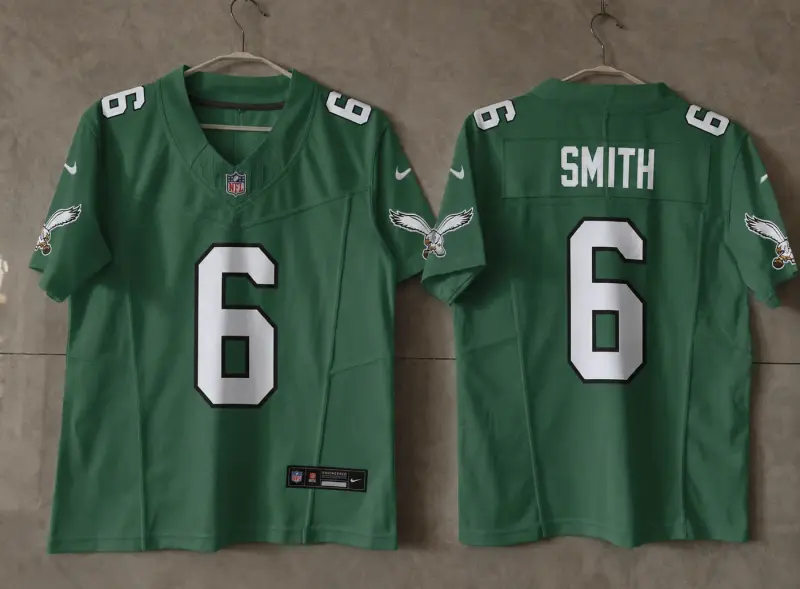 PHILADELPHIA EAGLES DEVONTA SMITH KELLY GREEN JERSEY