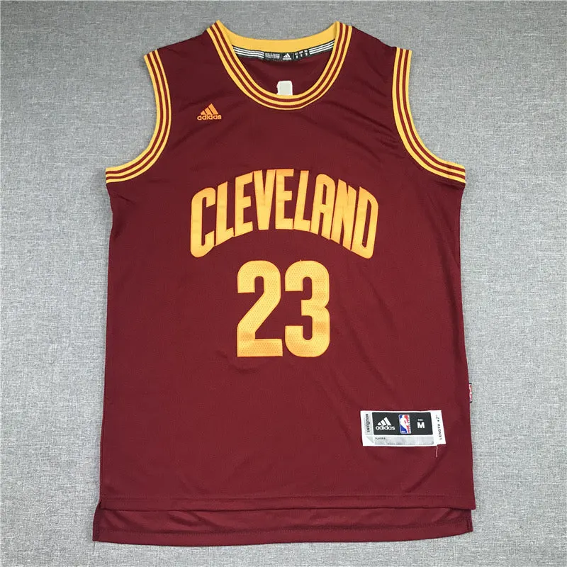 CLEVELAND CAVALIERS LEBRON JAMES MAROON VINTAGE JERSEY