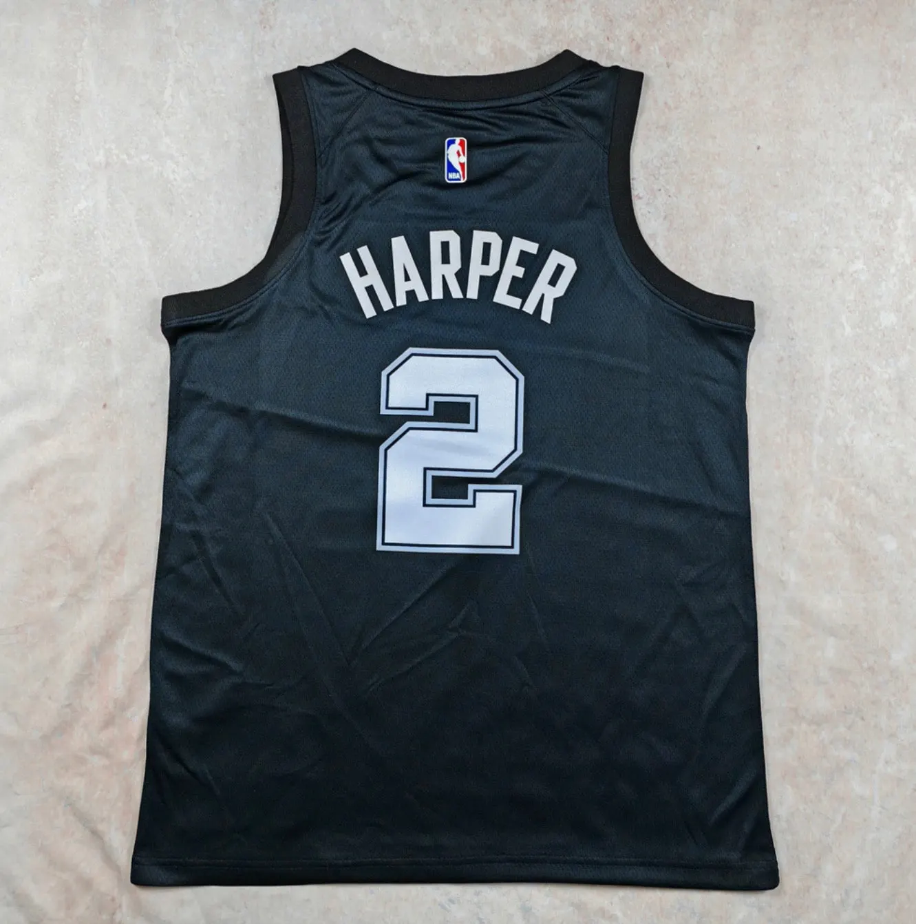 SAN ANTONIO SPURS DYLAN HARPER BLACK JERSEY