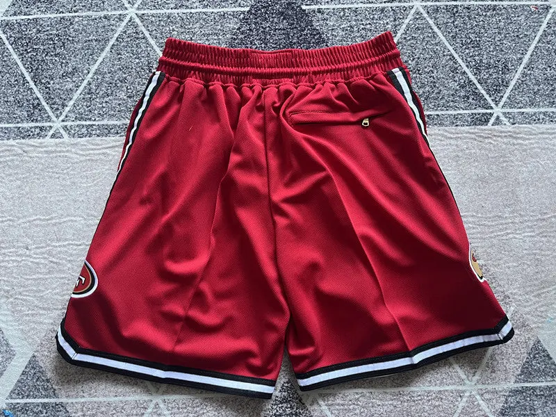SAN FRANCISCO 49ERS RED SHORTS