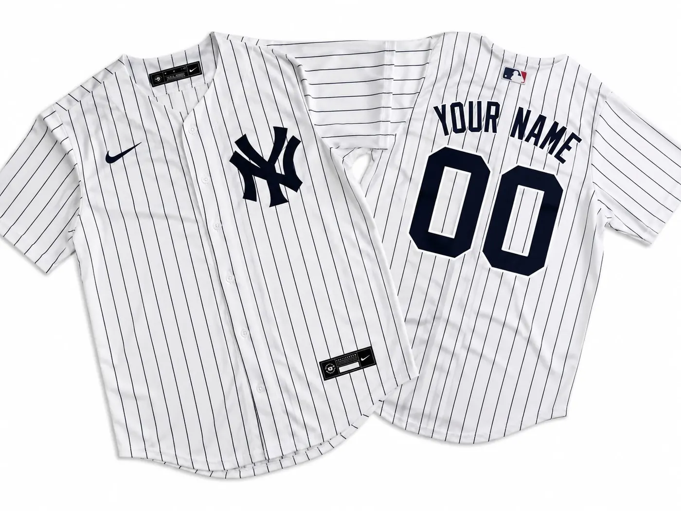 NEW YORK YANKEES CUSTOM WHITE JERSEY