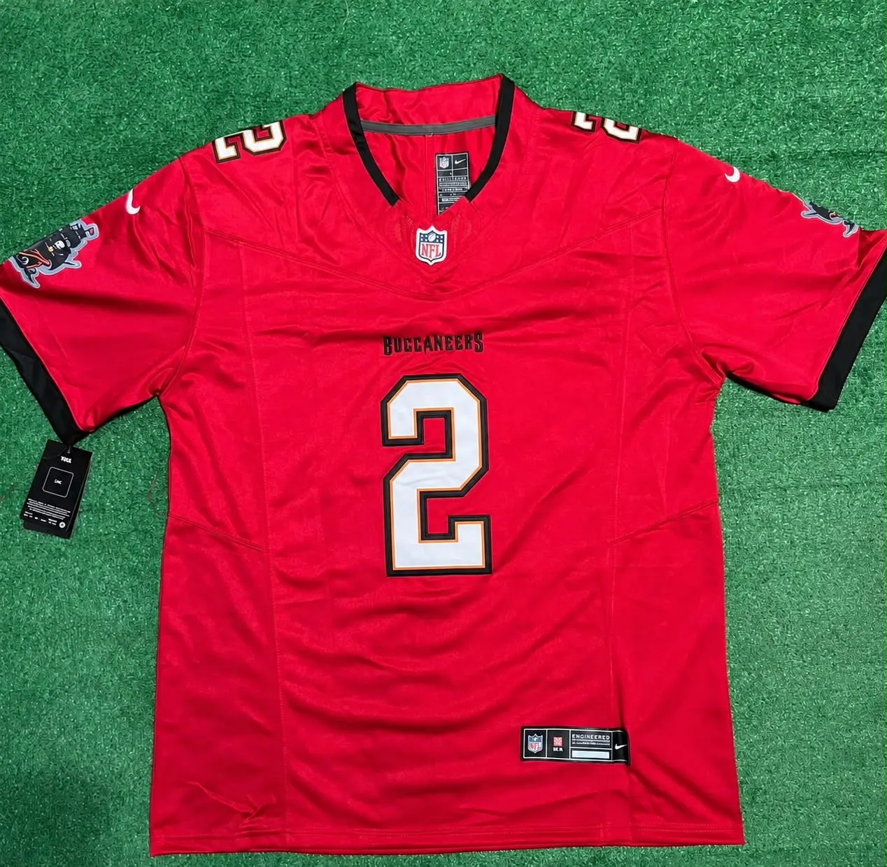 Tampa Bay Buccaneers Emeka Egbuka Red Jersey