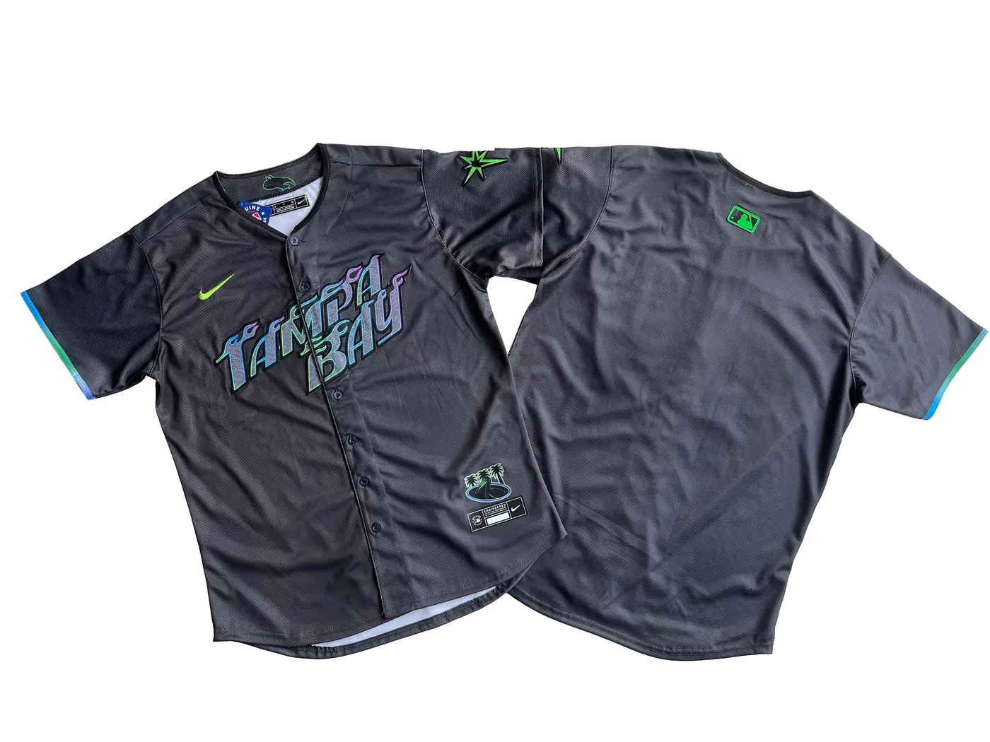 TAMPA BAY RAYS BLACK JERSEY