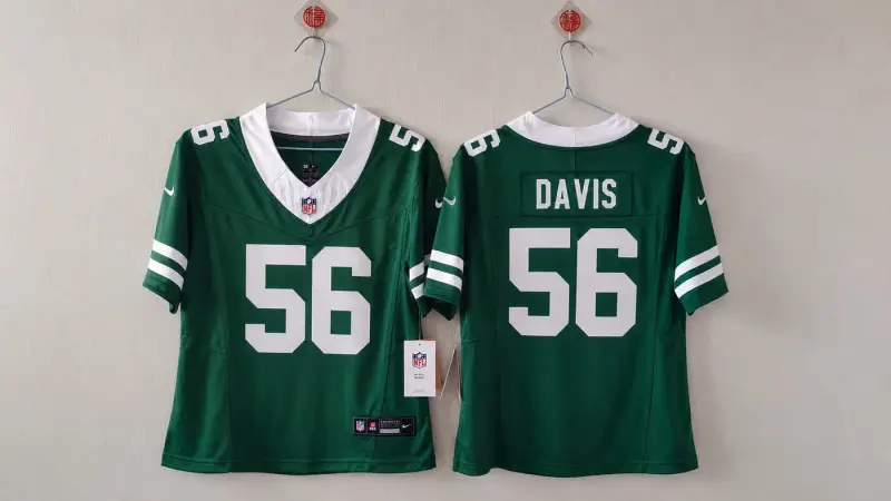 NEW YORK JETS DEMARIO DAVIS GREEN JERSEY