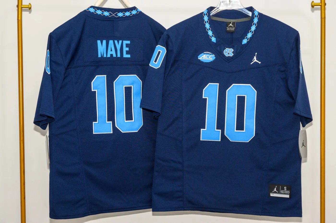 NORTH CAROLINA TAR HEELS DRAKE MAYE BLUE JERSEY