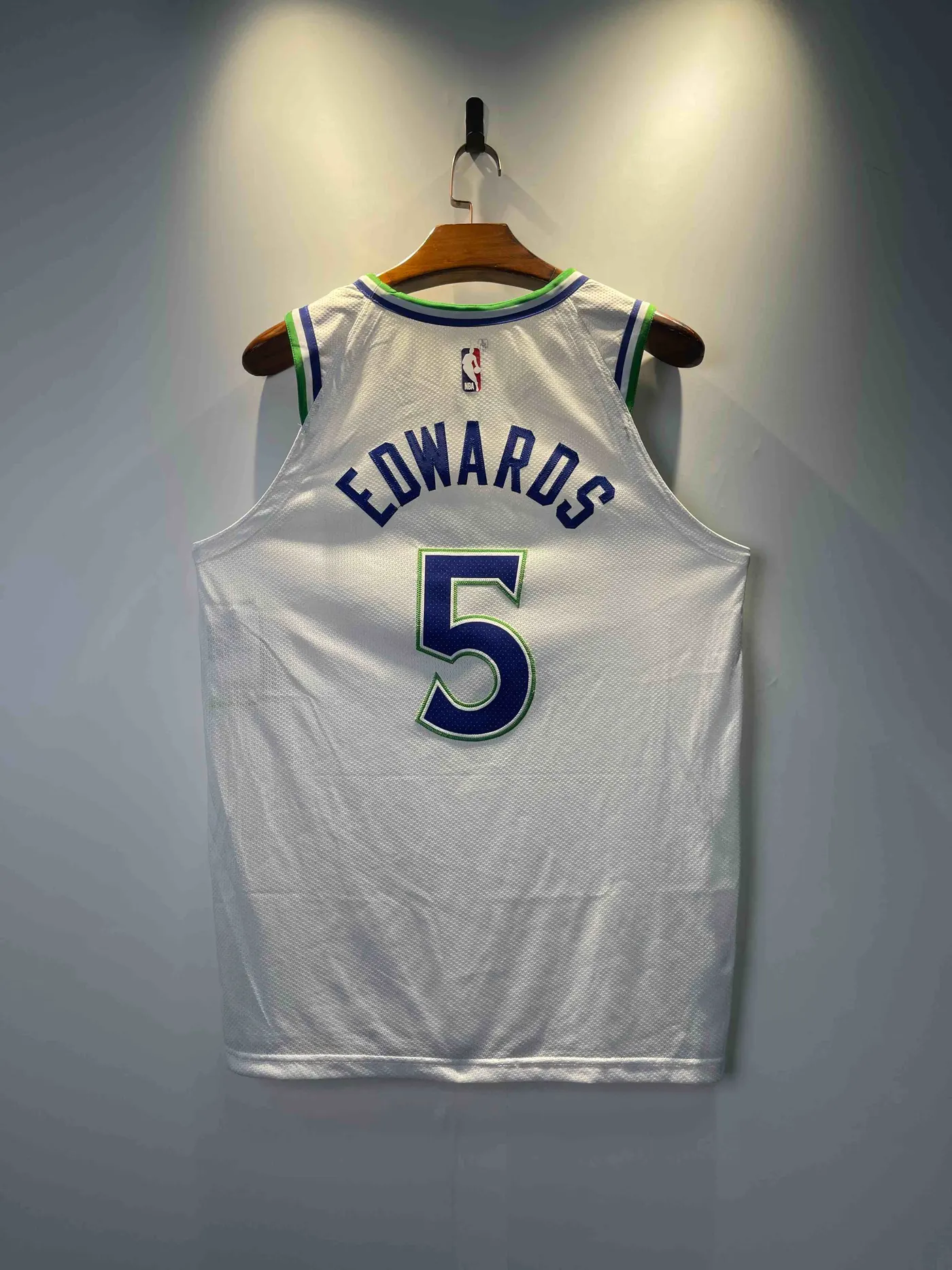 MINNESOTA TIMBERWOLVES ANTHONY EDWARDS WHITE JERSEY
