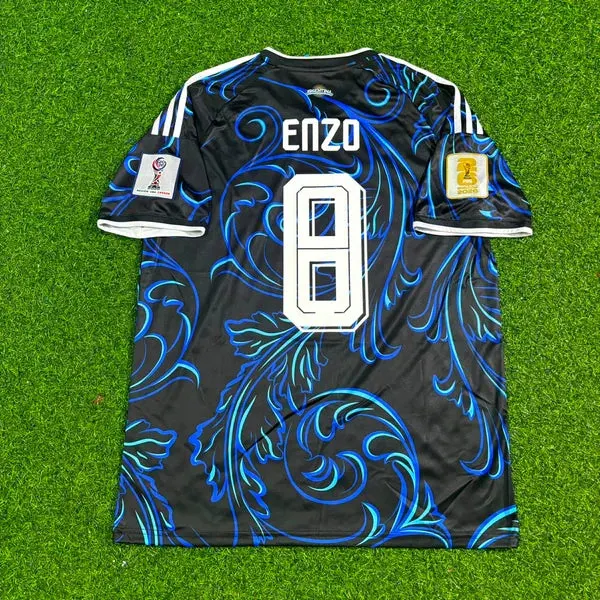 2026 WORLD CUP ENZO FERNANDEZ TEAM ARGENTINA BLUE JERSEY