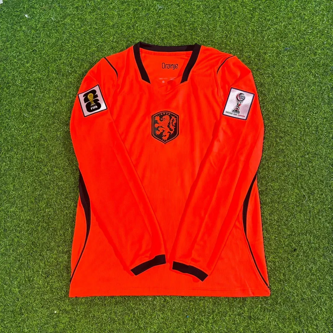 2026 WORLD CUP NATHAN AKE TEAM NETHERLANDS ORANGE JERSEY
