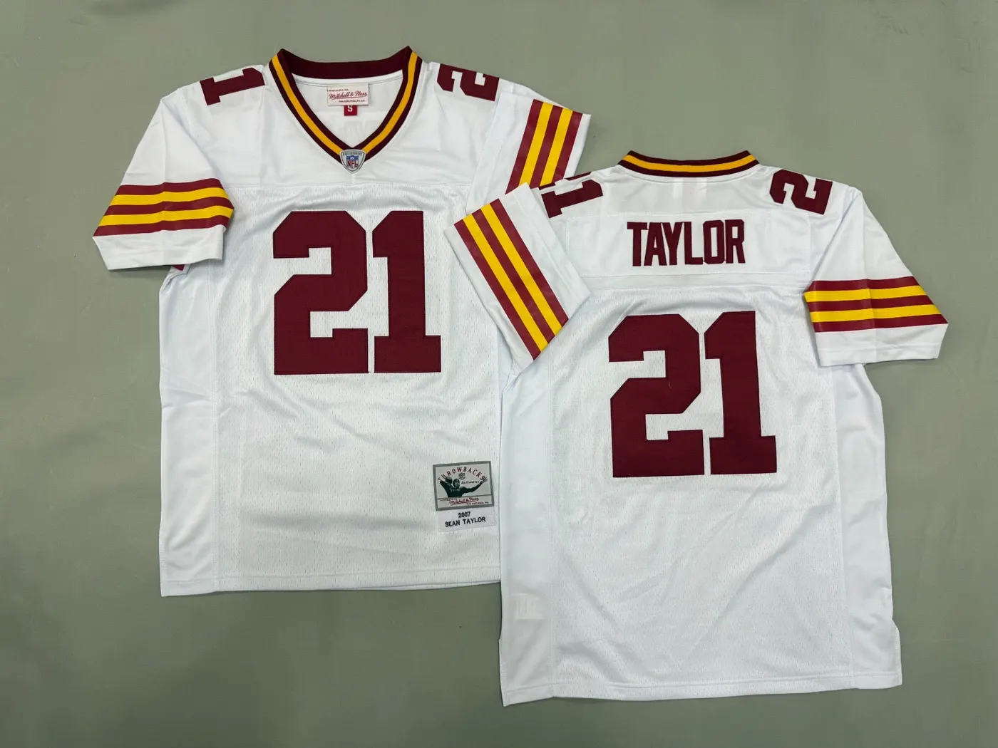 WASHINGTON REDSKINS SEAN TAYLOR WHITE JERSEY