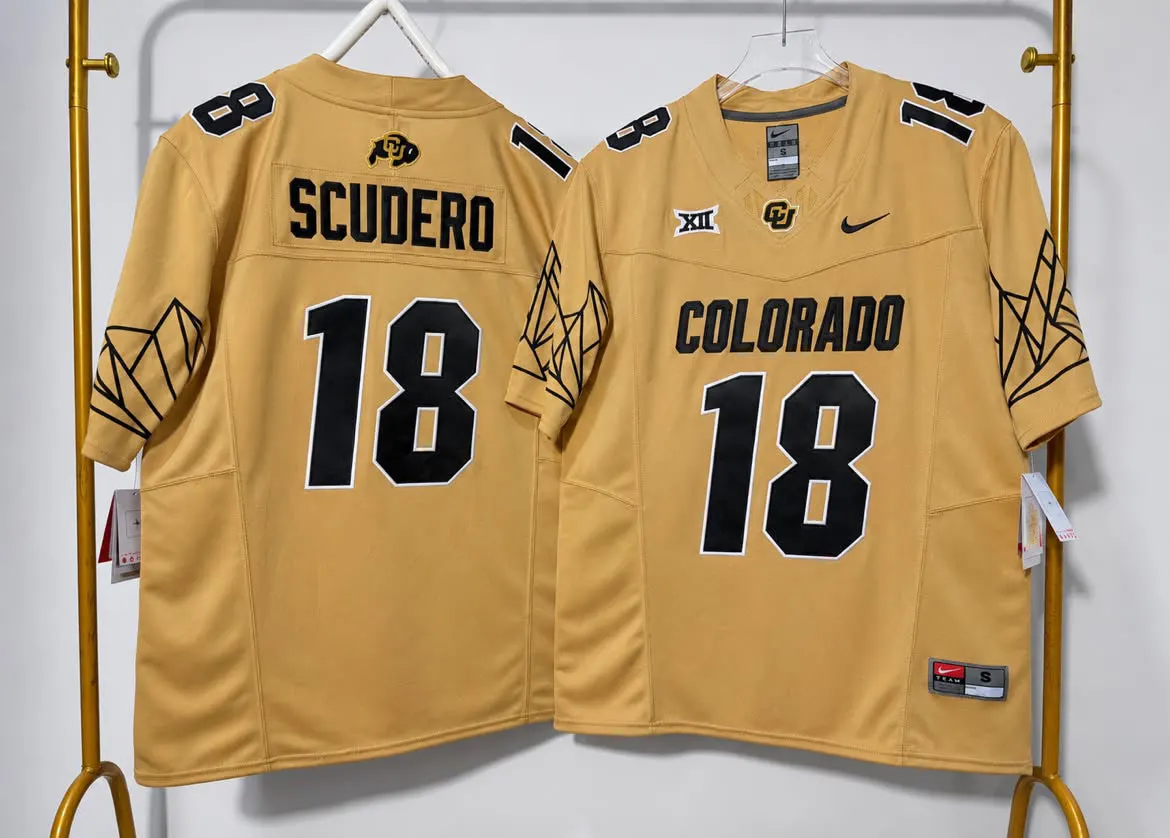 COLORADO BUFFALOES DANNY SCUDERO GOLD JERSEY