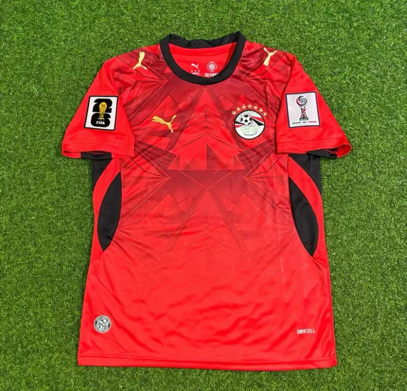2026 WORLD CUP TREZEGUET TEAM EGYPT RED JERSEY