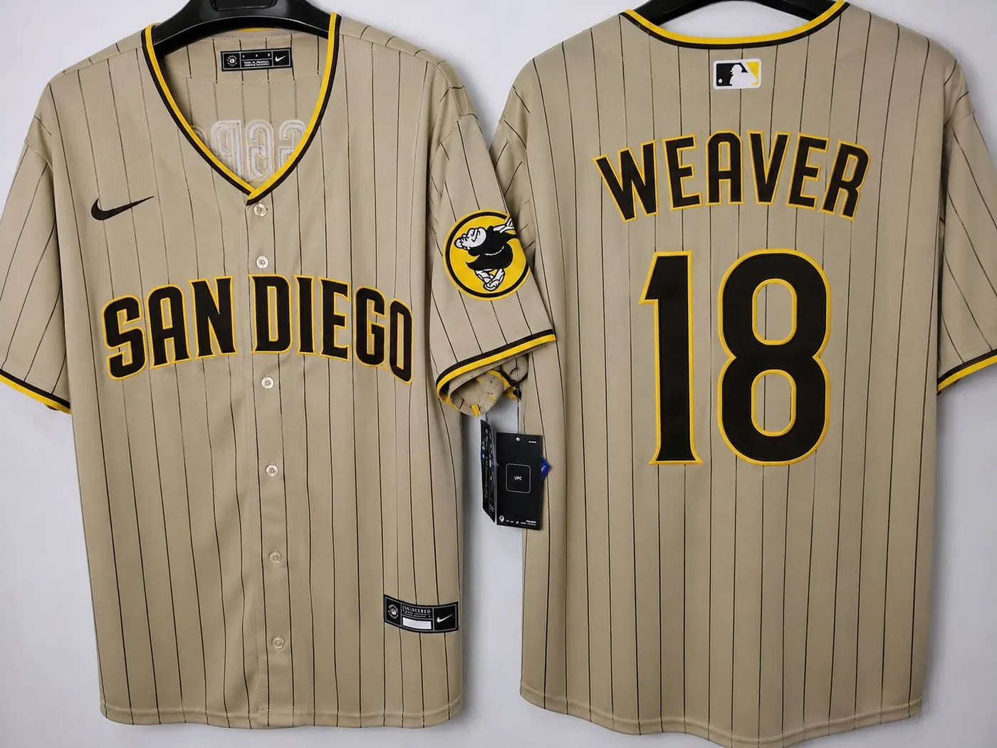 SAN DIEGO PADRES JERED WEAVER COFFEE JERSEY