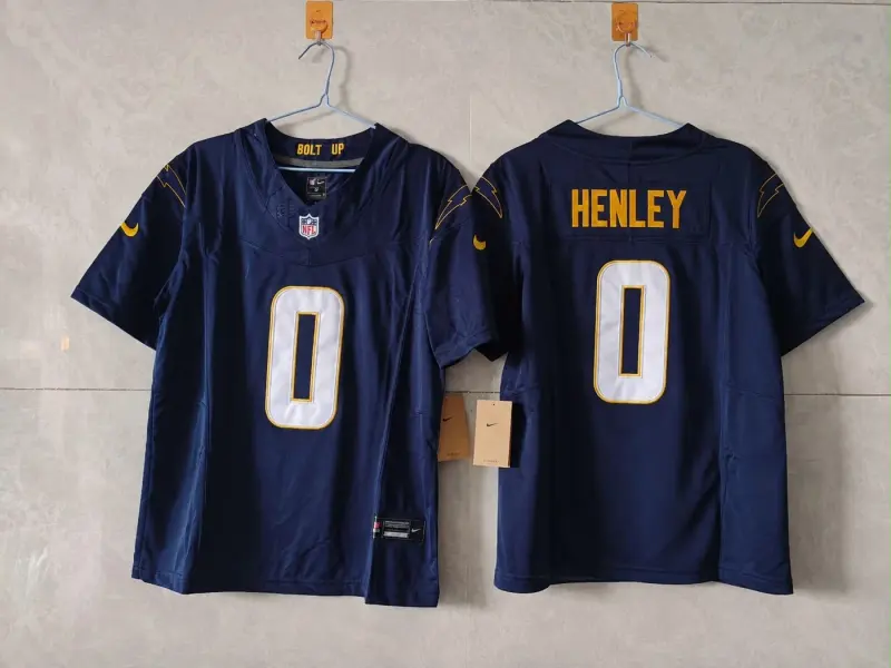 LOS ANGELES CHARGERS DAIYAN DARK BLUE JERSEY