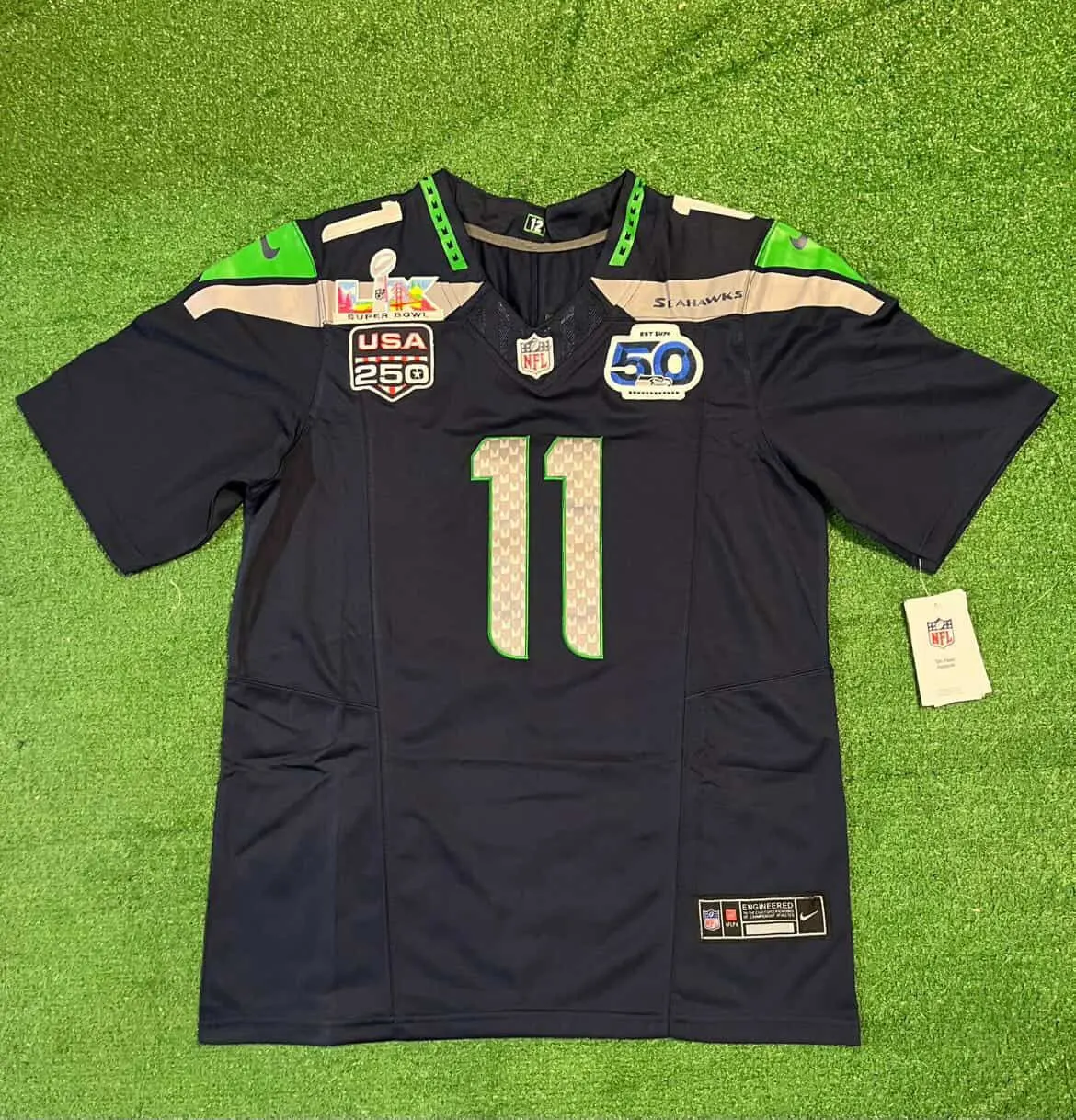 Jaxon Smith Njigba Super Bowl Edition Jersey