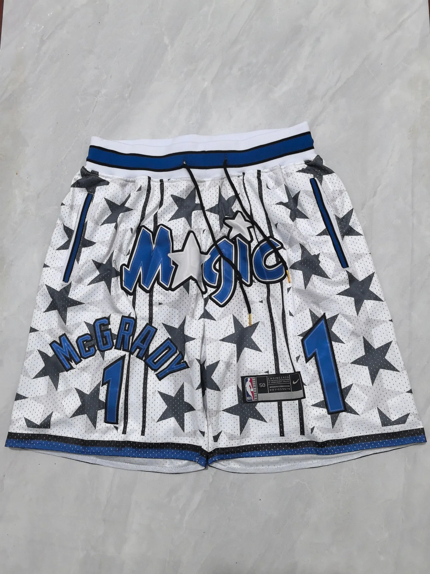 ORLANDO MAGIC TRACY MCGRADY WHITE SHORTS