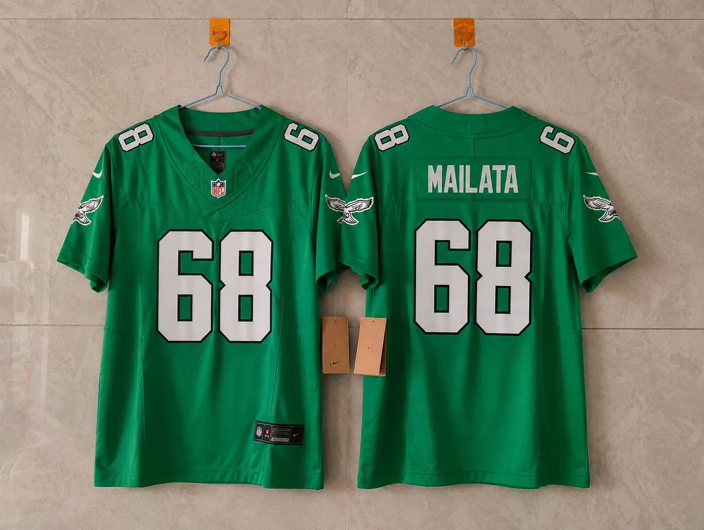 PHILADELPHIA EAGLES JORDAN MAILATA KELLY GREEN JERSEY