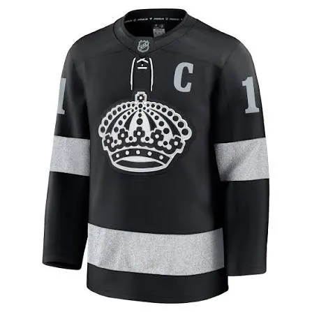 LA KINGS KOPITAR PURPLE AND BLACK JERSEY