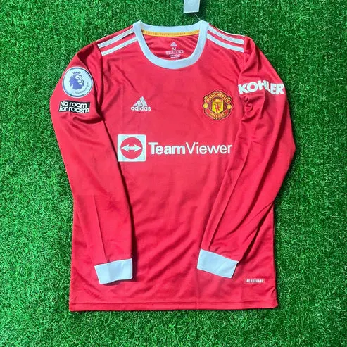 Cristiano Ronaldo Manchester United 2021 Retro Football Jersey Soccer Shirt