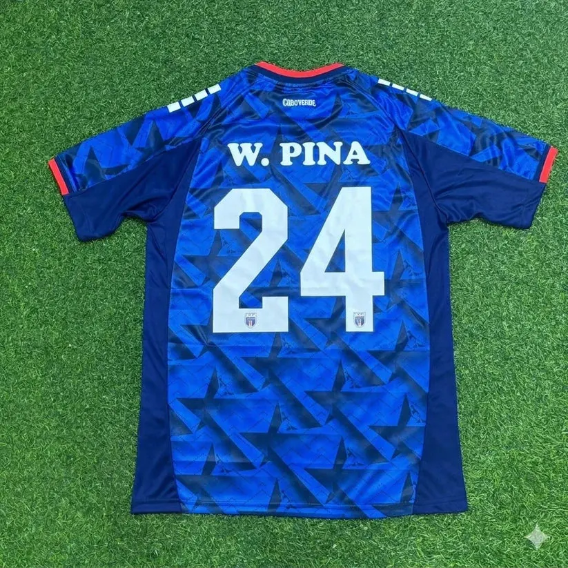 2026 WORLD CUP WAGNER PINA TEAM CAPE VERDE BLUE JERSEY