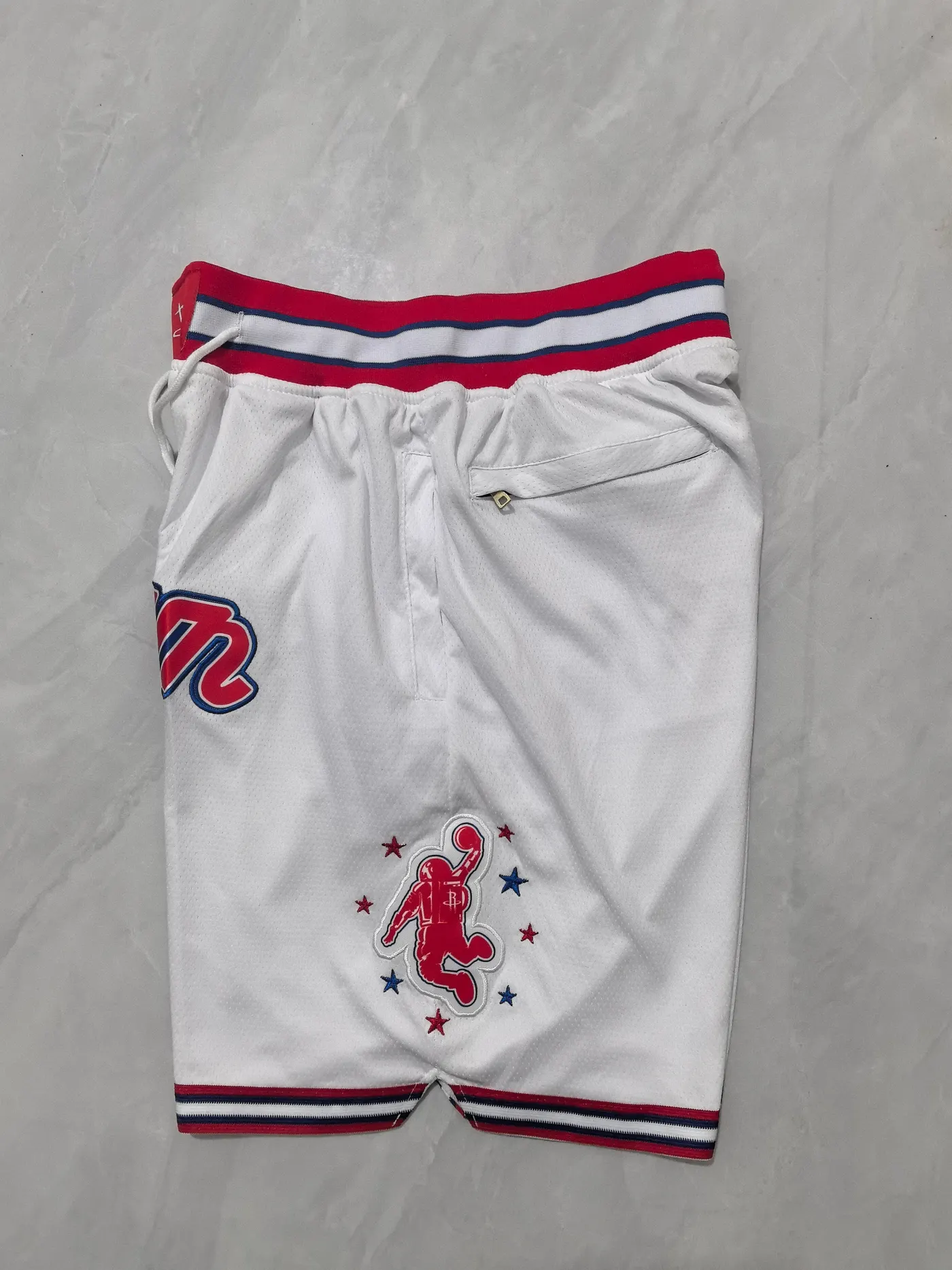 HOUSTON ROCKETS WHITE SHORTS