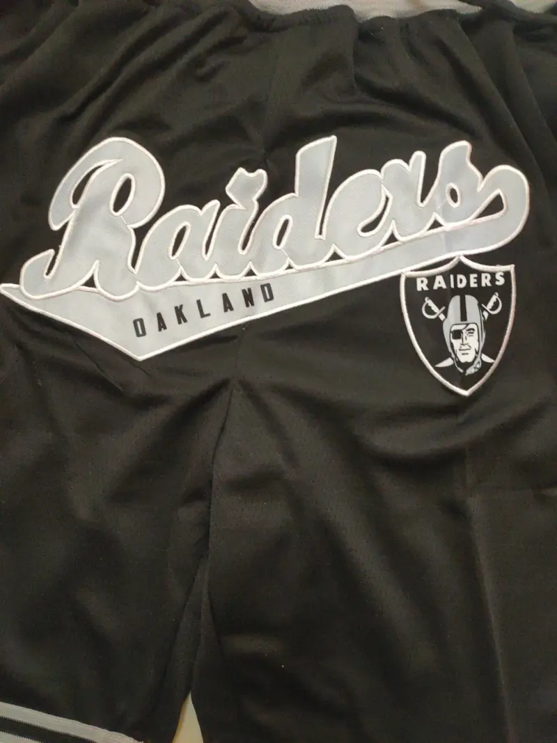 LAS VEGAS RAIDERS BLACK SHORTS