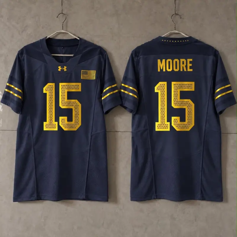 NOTRE DAME FIGHTING IRISH LEONARD MOORE NEW JERSEY