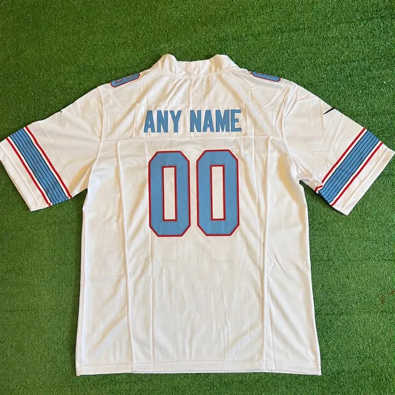 TENNESSEE TITANS CUSTOM WHITE JERSEY