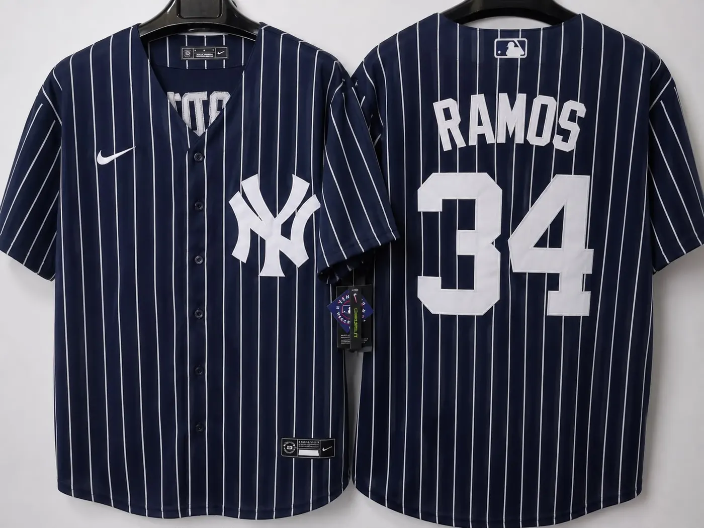NEW YORK YANKEES HELIOT RAMOS BLUE JERSEY