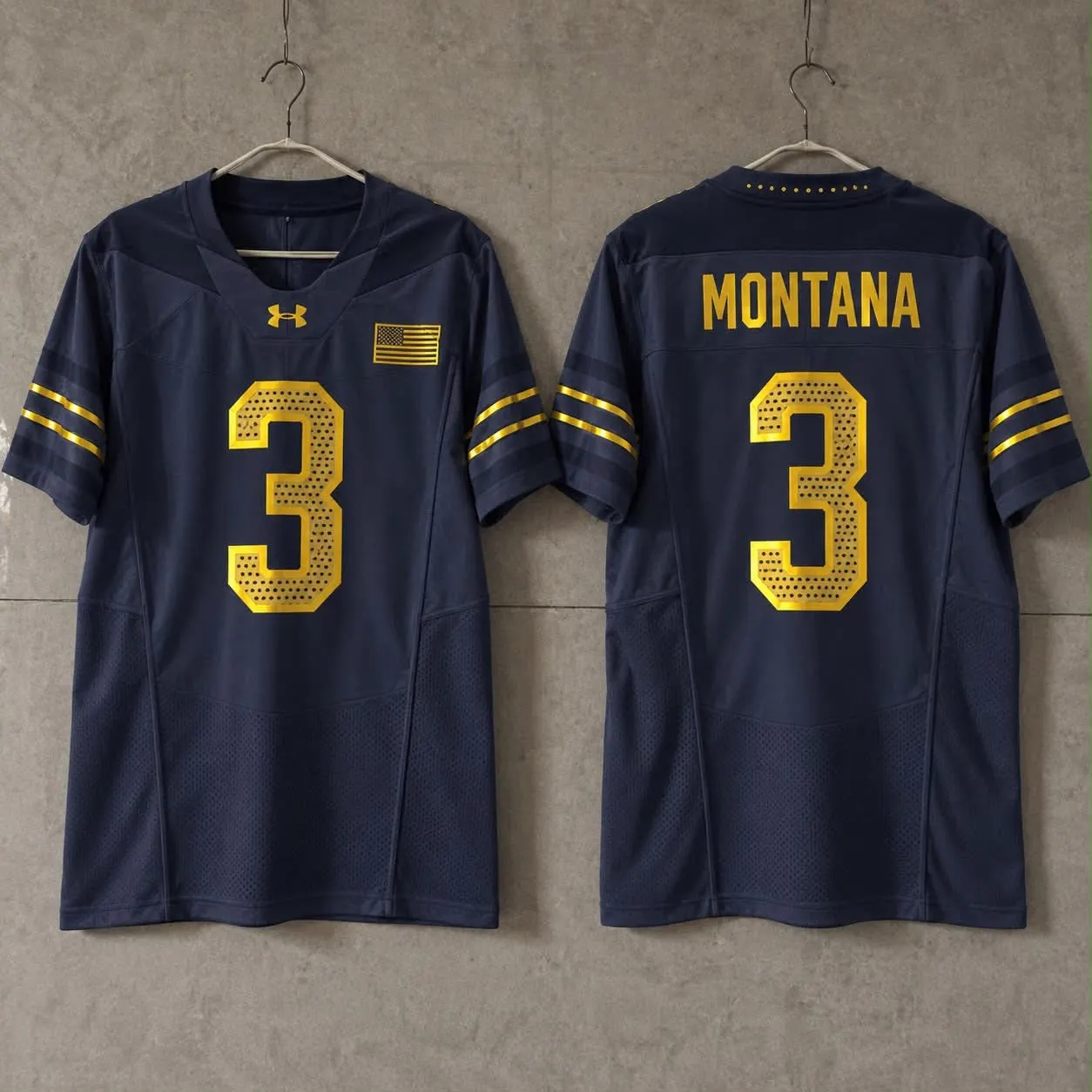 NOTRE DAME FIGHTING IRISH JOE MONTANA NEW JERSEY