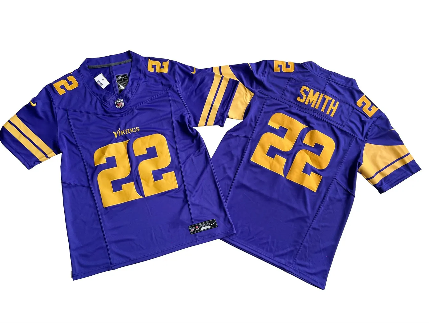 MINNESOTA VIKINGS HARRISON SMITH PURPLE JERSEY
