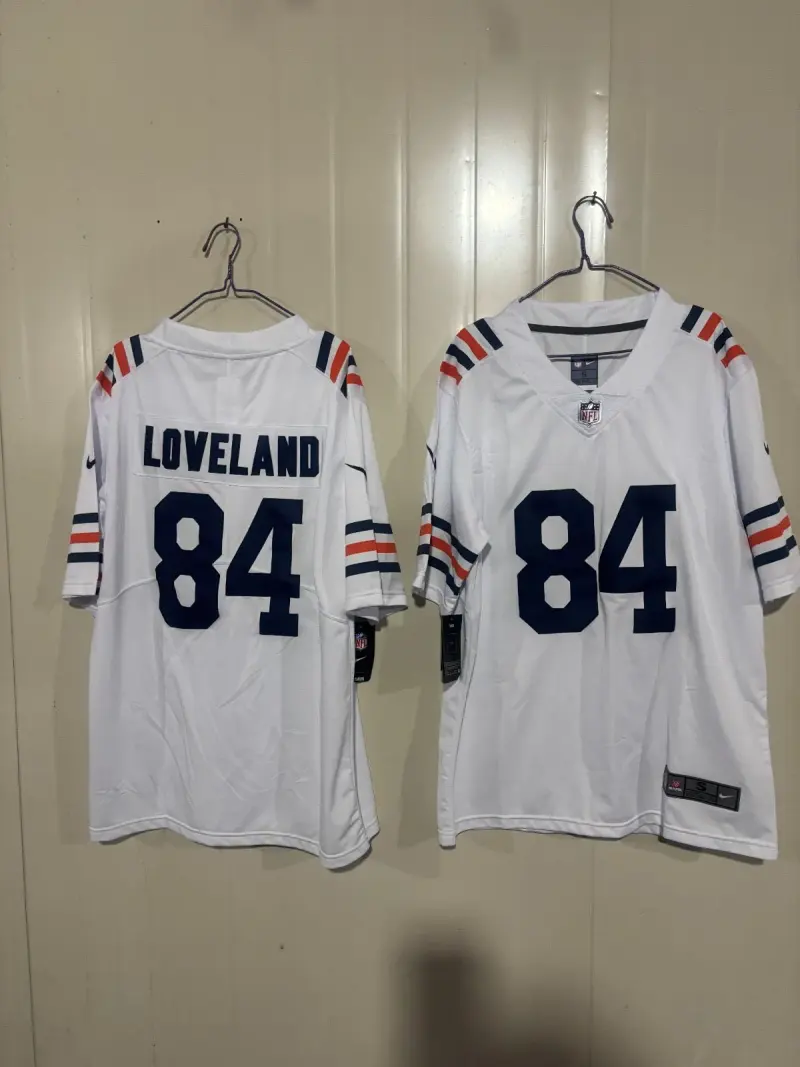 Chicago Bears Coleton Loveland white jersey