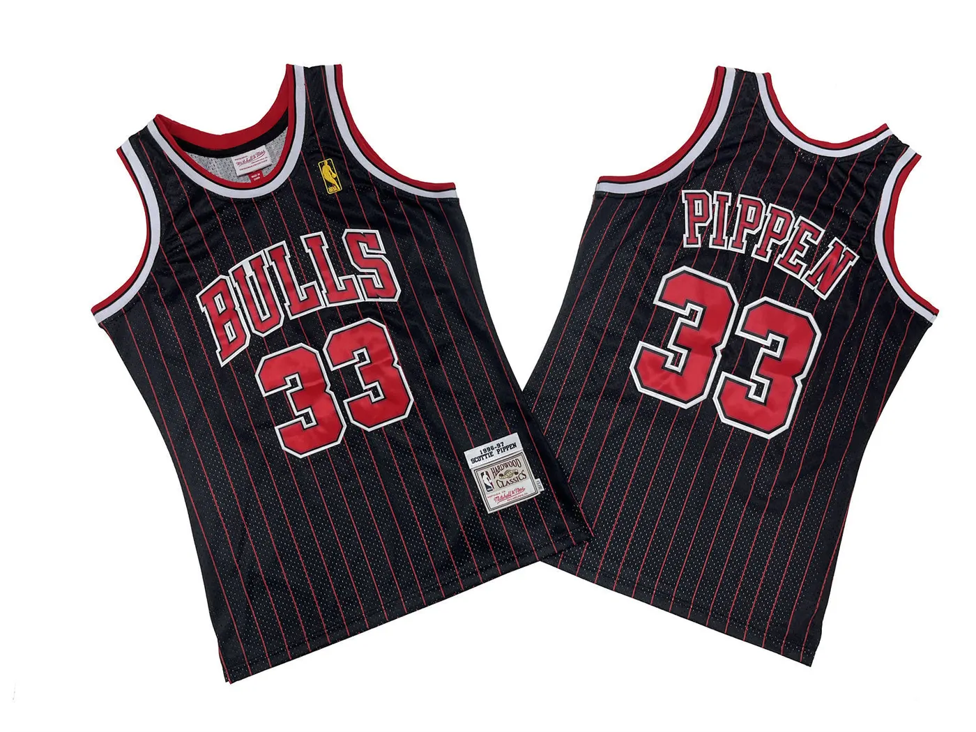 CHICAGO BULLS SCOTTIE PIPPEN RETRO RED VINTAGE JERSEY