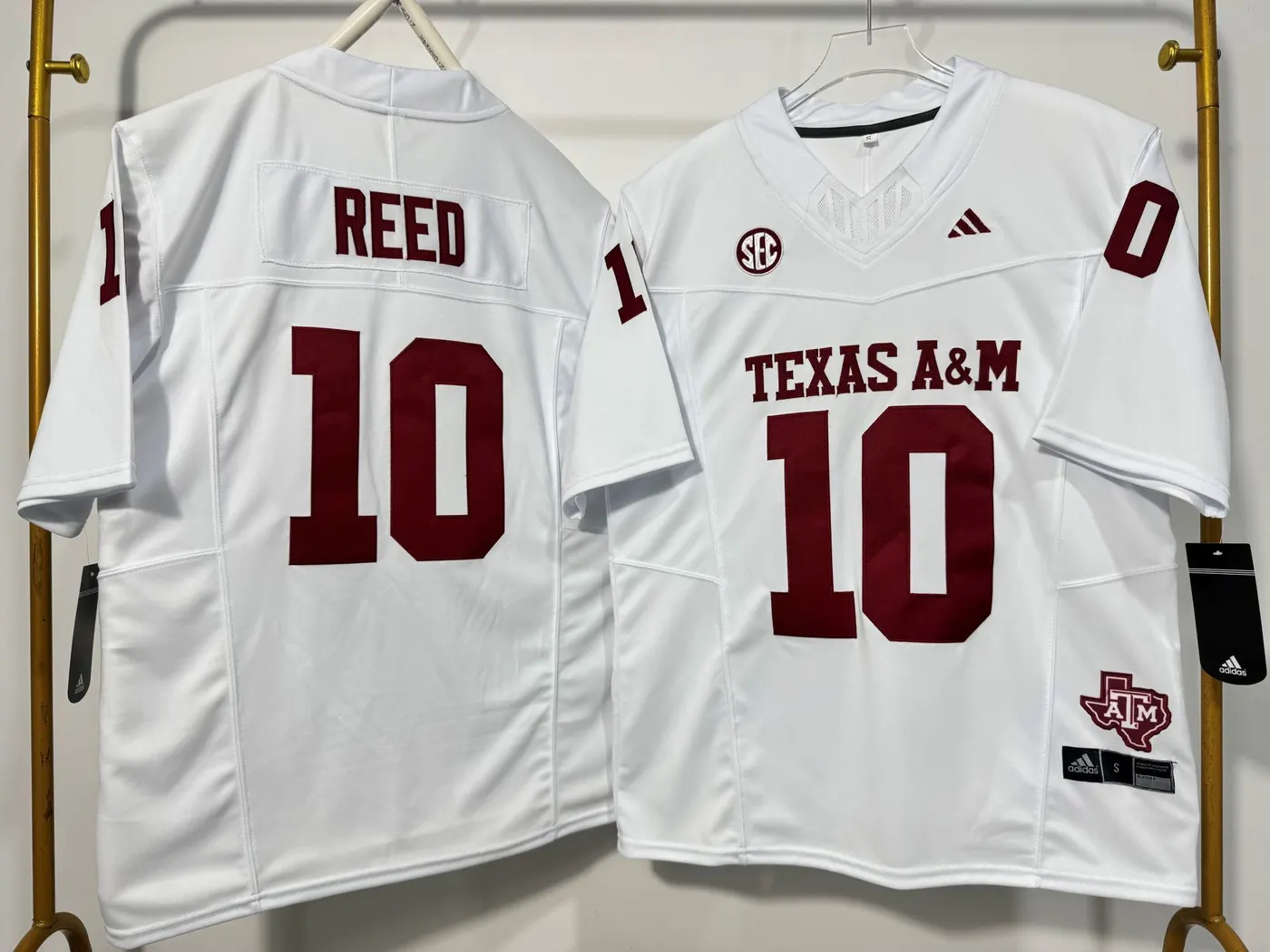 TEXAS A&M AGGIES MARCEL REED WHITE JERSEY
