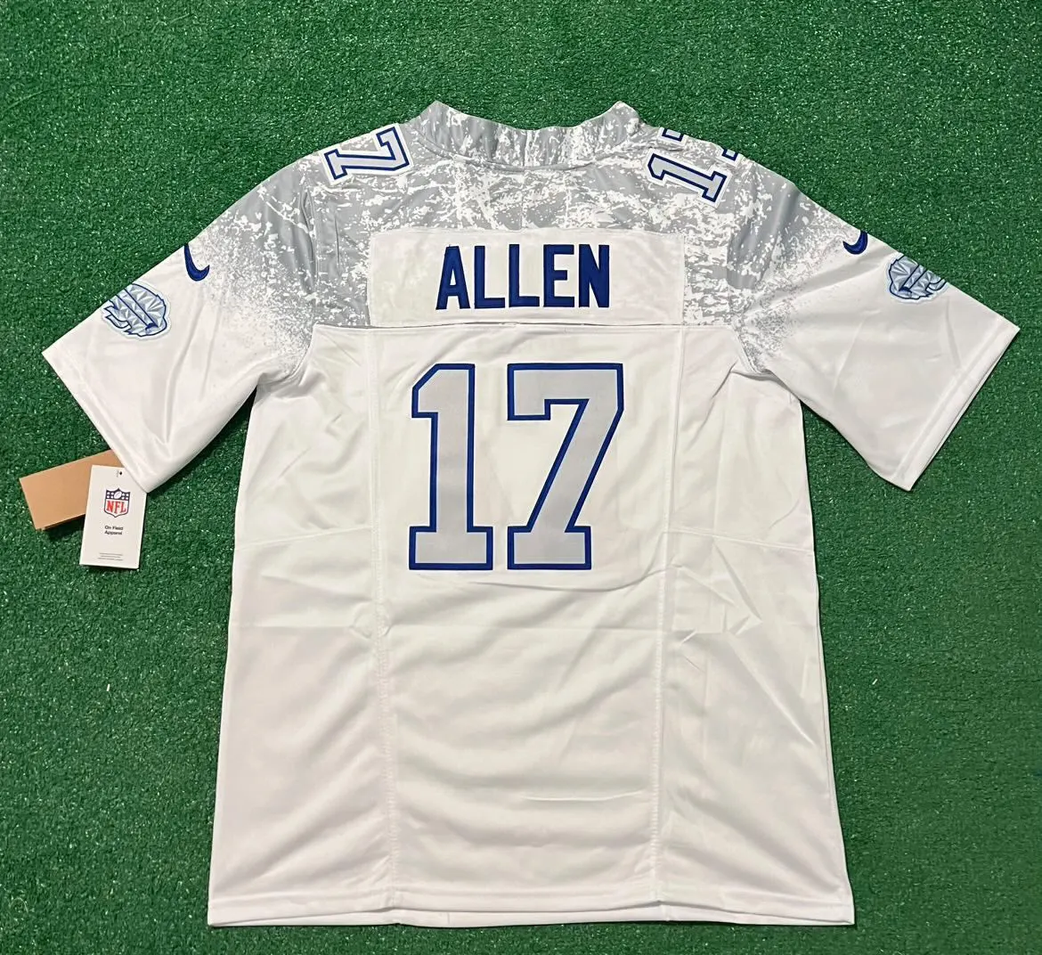 Buffalo Bills Josh Allen Snow White jersey