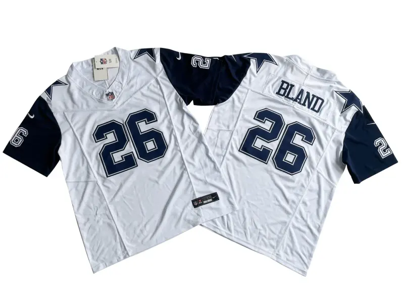 DALLAS COWBOYS DARON BLAND WHITE JERSEY