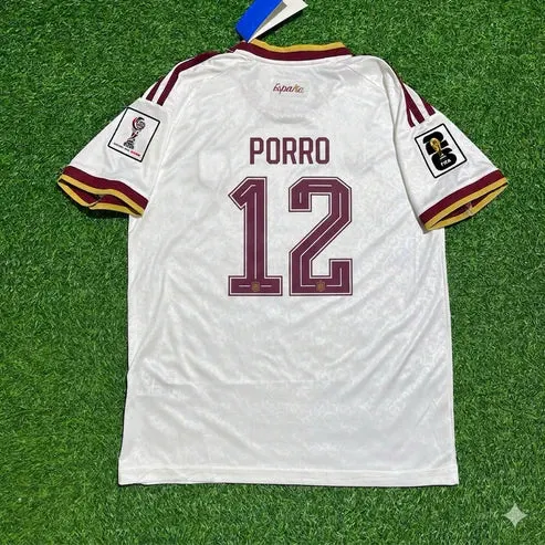 2026 WORLD CUP PEDRO PORRO TEAM SPAIN WHITE JERSEY