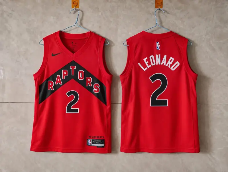 TORONTO RAPTORS KAWHI LEONARD RED ICON JERSEY