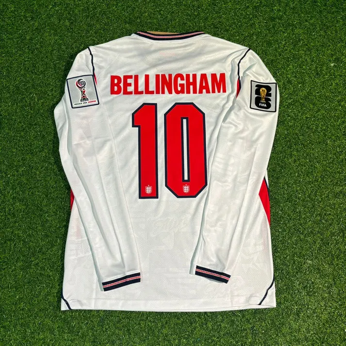 2026 WORLD CUP JUDE BELLINGHAM TEAM ENGLAND WHITE JERSEY