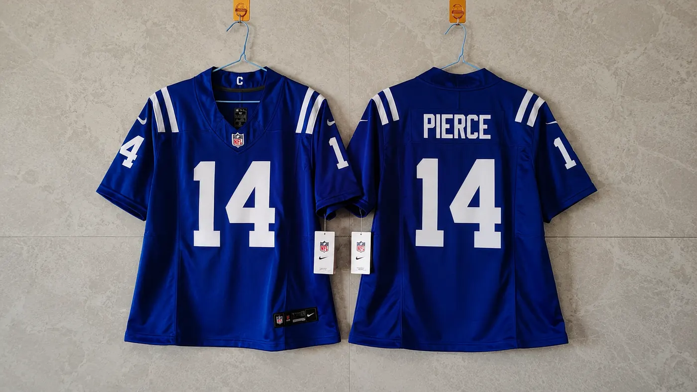 INDIANAPOLIS COLTS ALEC PIERCE BLUE JERSEY