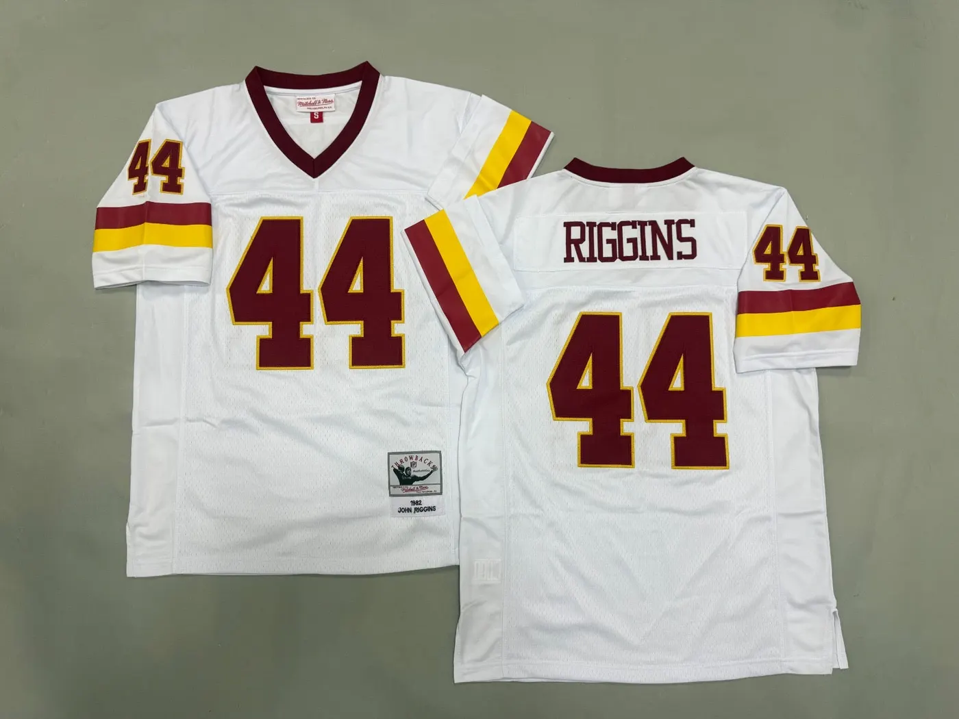 WASHINGTON REDSKINS JOHN RIGGINS WHITE JERSEY