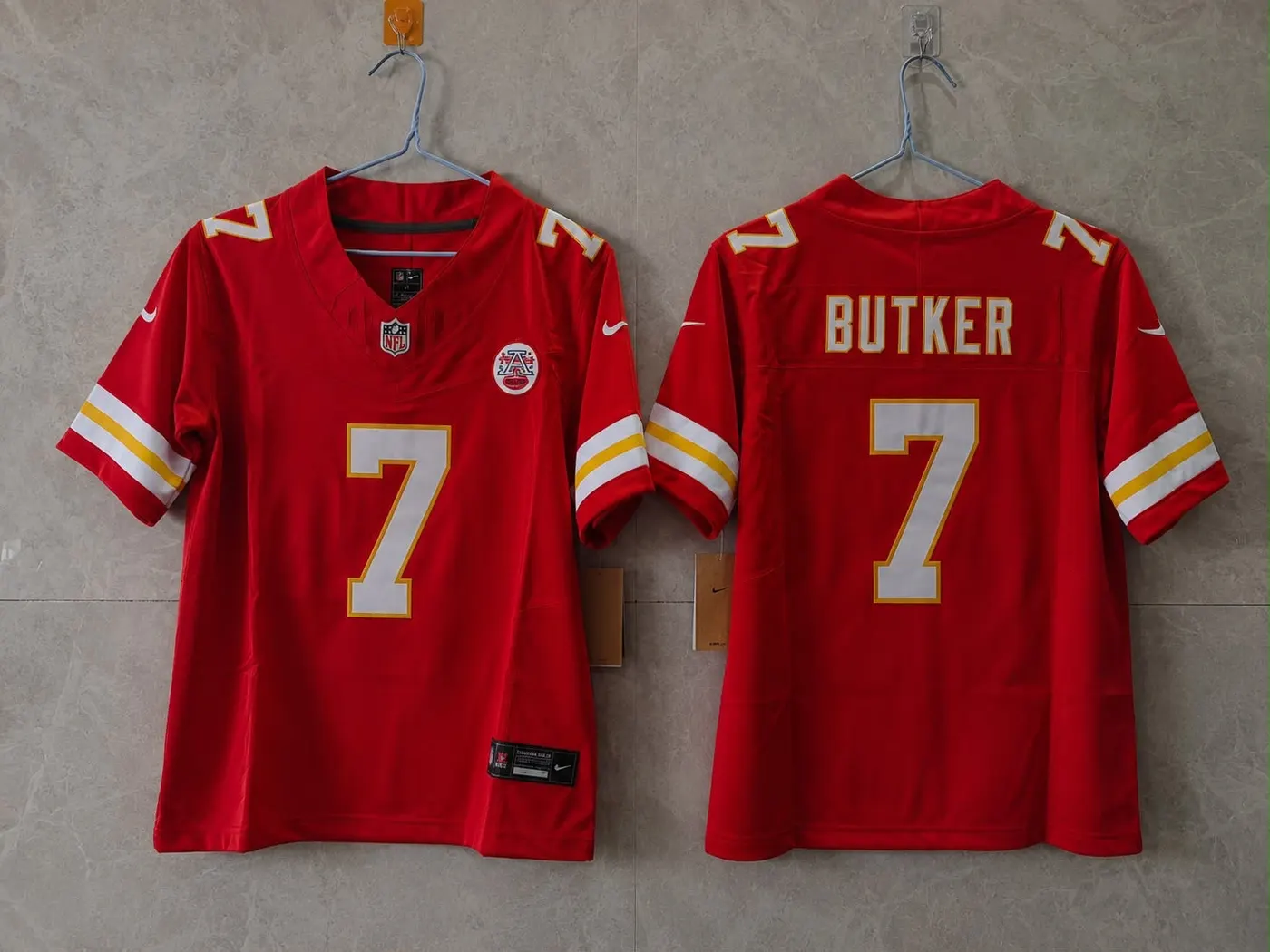 KANSAS CITY CHIEFS HARRISON BUKTER RED JERSEY